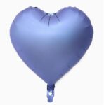 ფოლგირებული გული ლითონისფერი ლურჯი